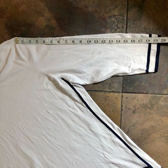 Allison Daley Women’s White Sweater Black Outline XL - Picture 4 of 8